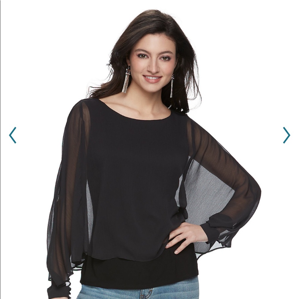 Jennifer Lopez Chiffon Blouse
